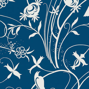 schumacher - sky meadow - blue - 5007624 - wallpaper