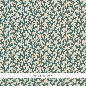 schumacher - folly - peacock blue - 5008005 - wallpaper