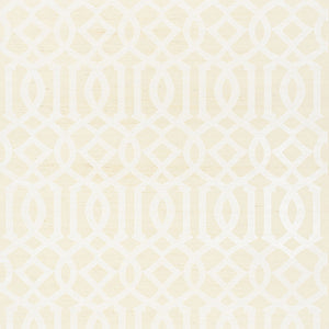 schumacher - imperial trellis sisal - ivory - 5008350 - wallpaper