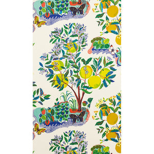 schumacher - citrus garden panel set - primary - 5008410 - wallpaper
