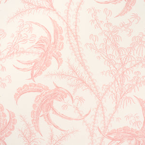schumacher - ocean toile - coral - 5008723 - wallpaper