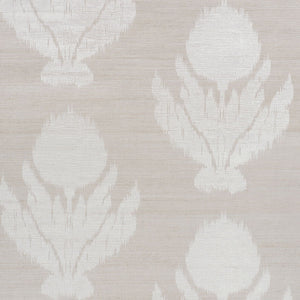 schumacher - agra hemp shimmer - moonstone - 5009400 - wallpaper