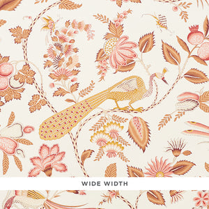 schumacher - campagne - rose & ochre - 5010513 - wallpaper