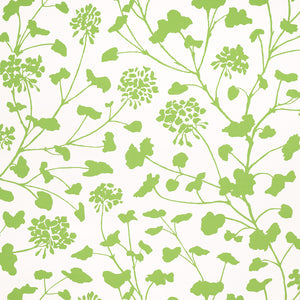 schumacher - pennick - leaf on ivory - 5010542 - wallpaper
