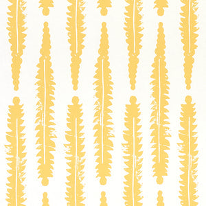 schumacher - fern - mustard - 5011112 - wallpaper