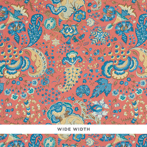 schumacher - majorelle - red - 5011351 - wallpaper