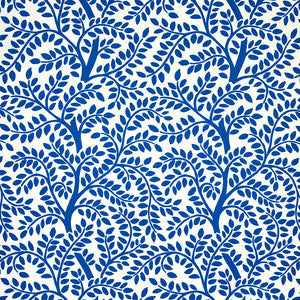 schumacher - temple garden ii - blue - 5011962 - wallpaper