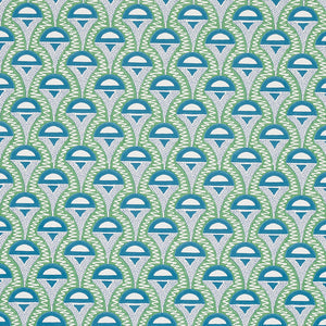 schumacher - abelino - green & peacock - 5012082 - wallpaper