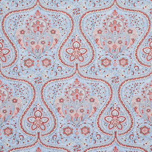 schumacher - paisley court - chambray - 5012271 - wallpaper