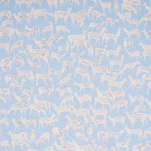 schumacher - fauna - slate blue - 5012490 - wallpaper