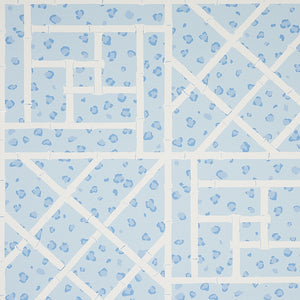 schumacher - fancy beast - sky blue - 5012562 - wallpaper