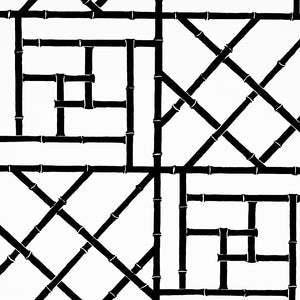 schumacher - trellis - black - 5012572 - wallpaper