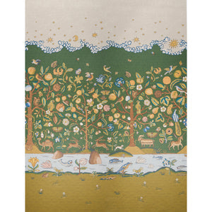 schumacher - chaucer's forest panel set - document - 5013290 - wallpaper