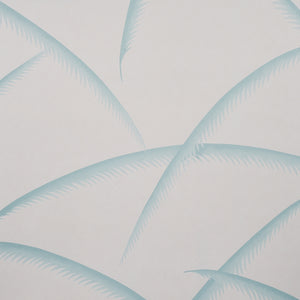 schumacher - deco palms - seaglass - 5013300 - wallpaper