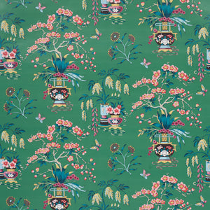 schumacher - ming vase - jade - 5013582 - wallpaper