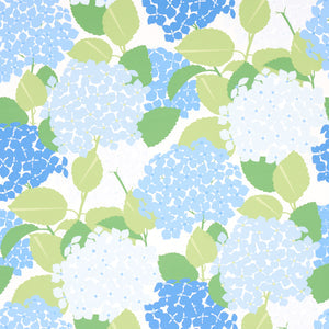 schumacher - hydrangea - porcelain - 5013630 - wallpaper