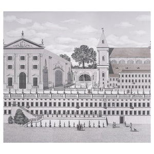schumacher - piazza firenze panel set - grisaille - 5014301 - wallpaper