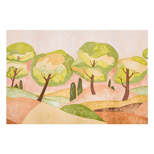 schumacher - forest hills panel set - sunset - 5014651 - wallpaper