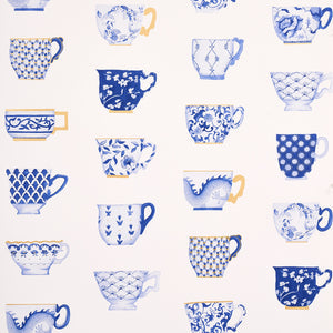 schumacher - onie's teacups - porcelin - 5014782 - wallpaper