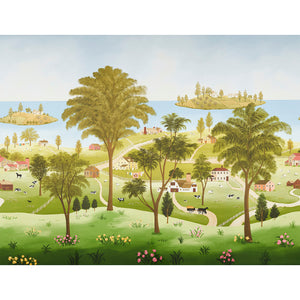 schumacher - eaton's landscape panel set - document - 5014850 - wallpaper