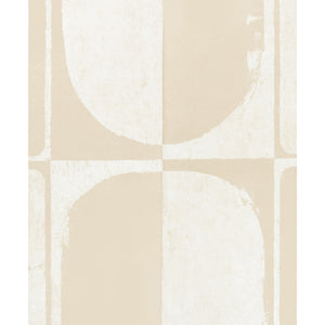 schumacher - the cloisters panel set - warm white - 5014900 - wallpaper
