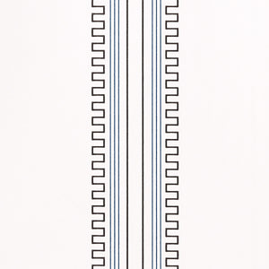 schumacher - greco stripe - ivory - 5015143 - wallpaper
