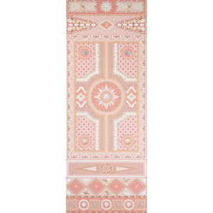 schumacher - shell grotto panel a - coral - 5015166 - wallpaper