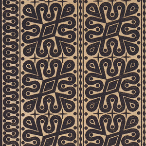 schumacher - borneo grasscloth - black - 5015412 - wallpaper