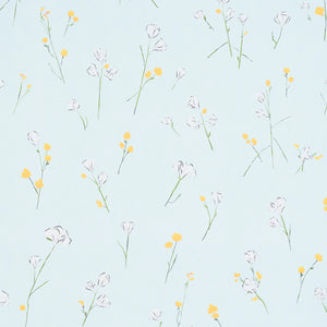 schumacher - alex's floral - mist blue - 5016401 - wallpaper