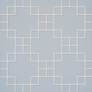 schumacher - georgette trellis - light blue - 5016501 - wallpaper