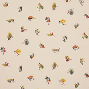 schumacher - fly fishing - ivory - 5016990 - wallpaper