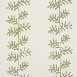 schumacher - eloise embroidery wallcovering - sage - 5017100 - wallpaper