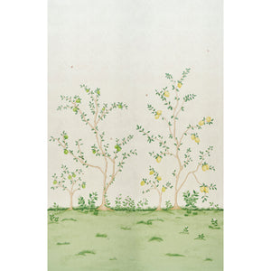 schumacher - citrus blossom 2 panel set - cream - 5017160 - wallpaper