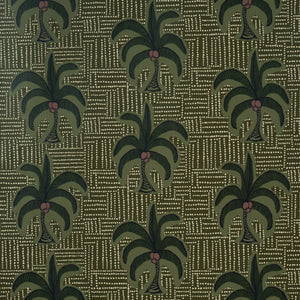 schumacher - agua de coco - palm tree green - 5017240 - wallpaper