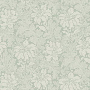 schumacher - acanthus garden - sage - 5350 - wallpaper