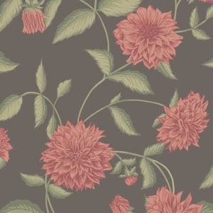 schumacher - dahliadrom - fuchsia - 5719 - wallpaper