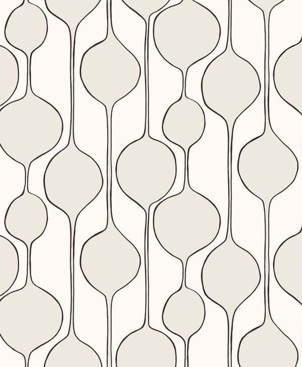 seabrook minimalist geometric marshmallow wallpaper