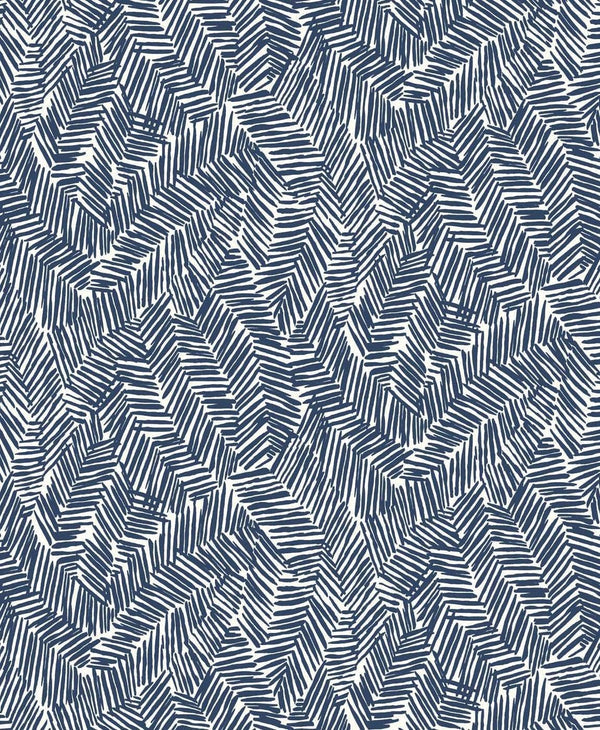 seabrook lush navy blue wallpaper