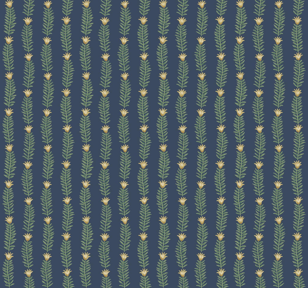 rifle paper co. eden blue wallpaper