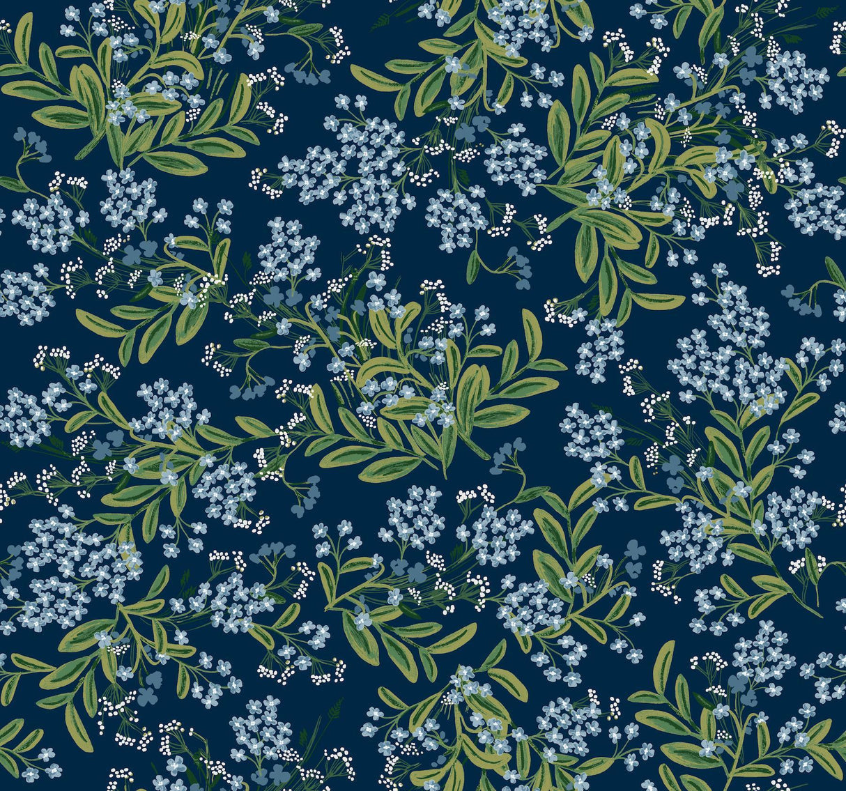 rifle paper co. cornflower purple wallpaper