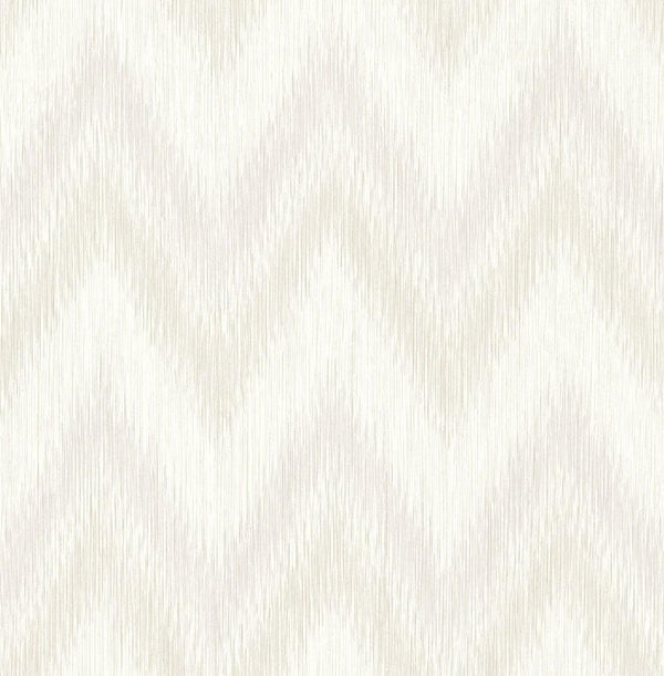 seabrook regent flamestitch stringcloth winter fog and eggshell wallpaper