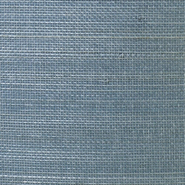 seabrook abaca grasscloth bluestone wallpaper