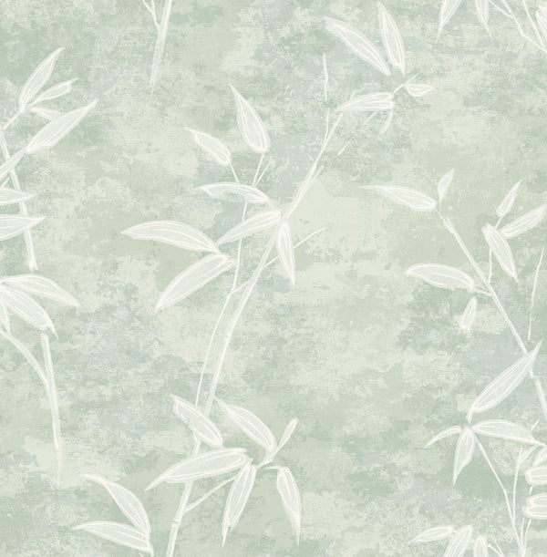 seabrook honshu bamboo seafoam wallpaper