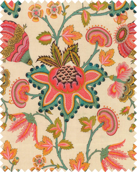 mindthegap midsummer floral 55" x 39.4" fabric fb00072