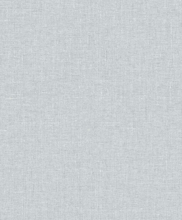 seabrook abington faux linen grey dove wallpaper