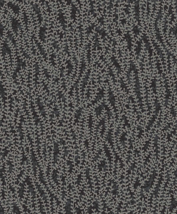 seabrook seaweed beaded branches silver glass wallpaper