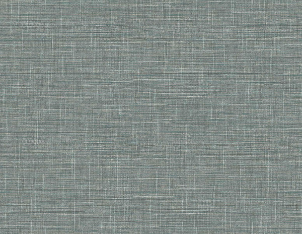 seabrook grasmere weave dark linen wallpaper