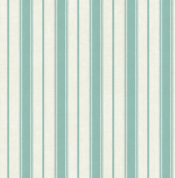 seabrook eliott linen stripe minty meadow wallpaper