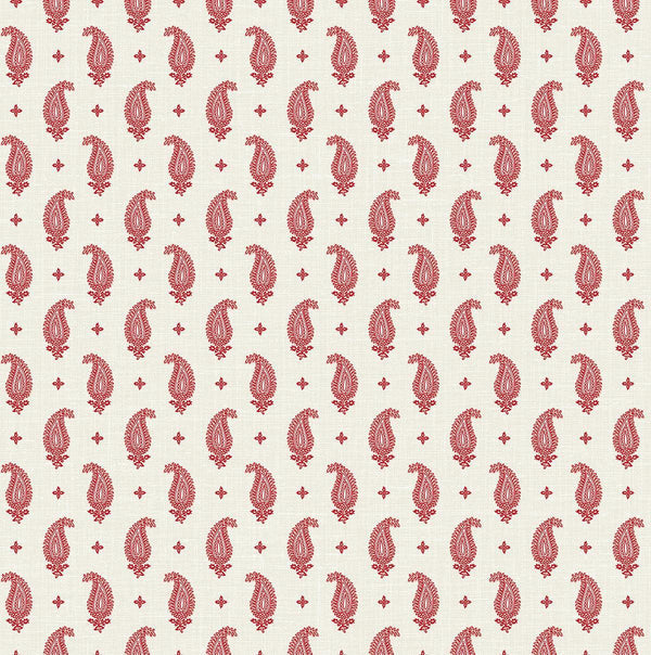 seabrook maia paisley antique ruby wallpaper