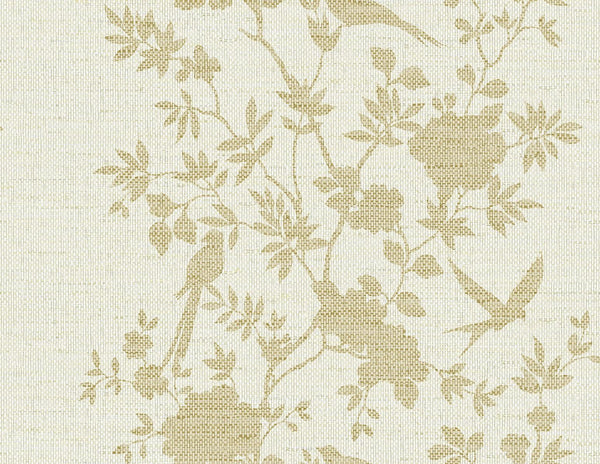 seabrook aloha bird trail golden wallpaper
